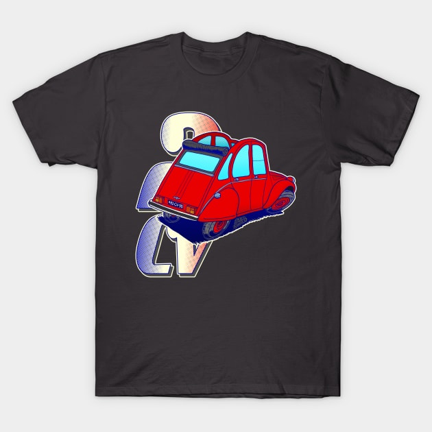 Iconic Citroen 2 CV T-Shirt by Andres7B9